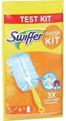 Zdjęcie produktu dla Swiffer 8700216680196 Zestaw startowy Swiffer z magnesem na kurz, 1 uchwyt + 1 ściereczka