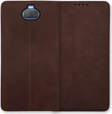 Produktbild von Bookstyle 'Premium' Schutzhülle Klapphülle Schutztasche Etui Cover für Sony Xperia XA3 / Xperia 10 - Coffee