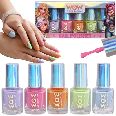 Produktbild von WOW Generation Nagellack Set für Kinder, Pastellfarben, 5er Set, ab 4 Jahren
