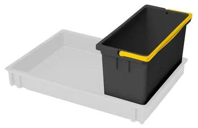 Produktbild von VERMOP Eimer 8 L, gelb, 23 x 30 x 23 cm | 1 Stück