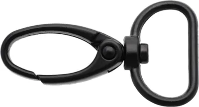 Obrázek produktu pro Karabina galanterní kovová na tašky a brašny, 20mm , černá / 1ks
