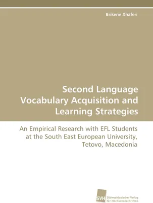 Produktbild von Second Language Vocabulary Acquisition and Learning Strategies