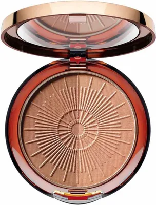 Zdjęcie produktu dla ARTDECO Compact, Odcień medium skin, Almond, Brązowy, Paleta, Puder prasowany, Brązujący, Naturalny