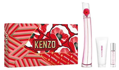 Image de Kenzo Flower by Kenzo Coffret Bouquet de Coquelicots 100ml EDP + 10ml EDP + 75ml Lait Corporel