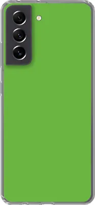 Produktbild von MuchoWow® Handyhülle Schutzhülle Hülle für Telefoonhoesje Samsung Galaxy S21 FE Grün - Farben - Natur Silikon Softcase Handy Hülle - Mobiltelefonhülle