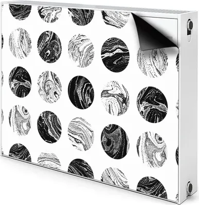 Produktbild von Magnet Radiator Magnet Mat Heizkörperverkleidung Heizkörper-Abdeckung Heizung 100x60 cm  - Muster, Mond
