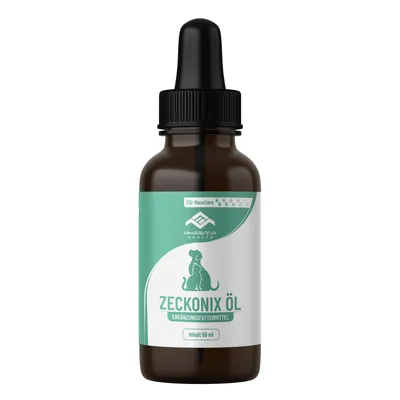 Produktbild von Zeckonix Öl | Ergänzungsfuttermittel für Hunde & Katzen | natürliches Mittel für Haut und Fell