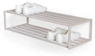 Produktbild von Schuhregal SCHOOL SR 80 Metall Silky Taupe pulverbeschichtet, von Spinder