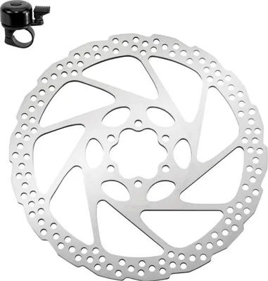 Immagine prodotto di Disco freno Shimano 160 mm SM-RT56 in argento, con campanello incluso