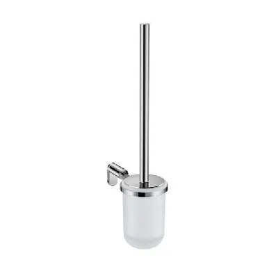 Obrázek produktu pro Jika Basic - WC štětka nástěnná s držákem, chrom/matné sklo H3843A10040001