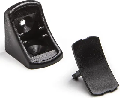 Produktbild von 10 Stück Korpusverbinder Eckverbinder Schrankverbinder Möbelverbinder Winkel für Möbel 24 x 24 x 20 mm Farbe: Schwarz
