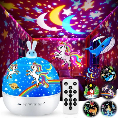 Produktbild von Nachtlicht Sternenhimmel Projektor Kinder,【Geschenkverpackung】Personalisierte Geschenke Baby Geschenk Mädchen,Baby Geschenk Junge,Kleine Geschenke für Kinder,Geschenke für Mädchen Zimmer Deko