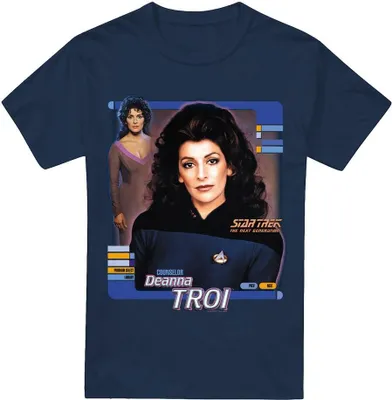 Image de Star Trek - T-shirt pour homme TV5857 (M) (Bleu marine)