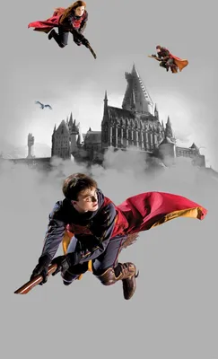 Zdjęcie produktu dla Sanders & Sanders fototapeta Harry Potter Hogwart szarymIczerwonym - 601229 - 1,5 x 2,7 m