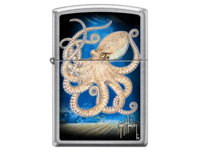 Produktbild von Zippo Feuerzeug Guy Harvey Octopus Lizenzprodukt Sturmfeuerzeug