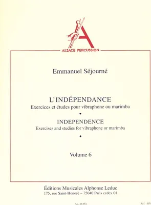 Produktbild von L'Indépendance pour vibraphone