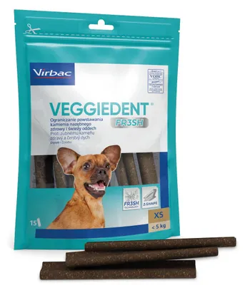 Produktbild von VIBRAC Veggiedent Fresh XS - leckerli für hunde - 114g