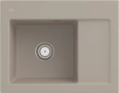 Produktbild von Villeroy & Boch Keramikspüle 331201AM, Subway 45 Compact Einbauspüle - inkl.
