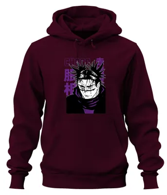 Produktbild von Jujutsu Kaisen Choso Manga Fan Geschenk Anime Ästhetik Hoodie Kapuzenpullover, Burgundy, XXL