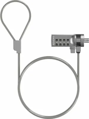 Obrázek produktu pro Bezpečnostní kabel Aisens ASLK-D40N01-SL 1,5 m