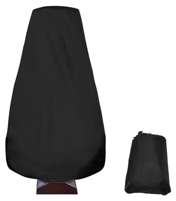 Immagine prodotto di Copertura per fontana da giardino, realizzata in tessuto Oxford rivestito in argento (210D) – Protezione per statue – Copertura per fontane da esterno – Dimensioni: 173 x 122 cm – Include una custodia per il trasporto – Copertura per fontana