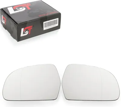 Produktbild von 2x Spiegelglas zum Kleben asphärisch links rechts Set für AUDI A3 A4 A5 A6 A8 Q3