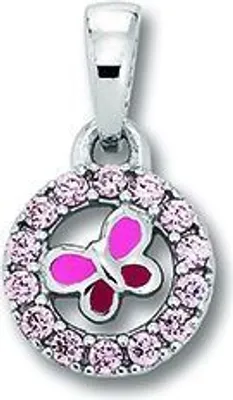 Produktbild von Anhänger Schmetterling Zirkonia 925/- Silber rhodiniert