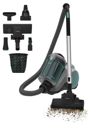 Productafbeelding van Cecotec Conga Rockstar Cyclonic Powerbag, 900 W, stofzuiger met borstels, geschikt voor droog gebruik, zonder zak, 2 liter inhoud, HEPA-filter