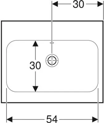 Produktbild von Geberit 501847004 iCon Light Aufsatzwaschtisch 60x48cm