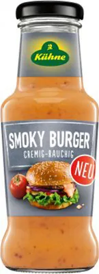 Obrázek produktu pro Kühne kořenící omáčka Smoky Burger krémová kouřová příchuť 250ml