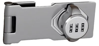 Produktbild von INF 3-Inch Winkel Schloss Zinklegierung Zahlenschloss für Schränke Silber