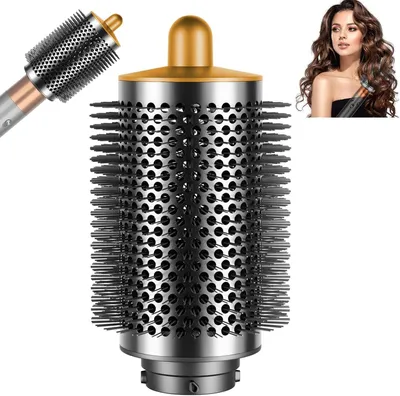 Produktbild von Große runde Bürste - Volumenbürste - Haarstile - Advanced Diffusor Design - 15 cm - Kupfer