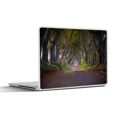 Produktbild von MuchoWow® Laptop Aufkleber Sticker Cover Naturtunnel in Irland 32.5x23.5 cm - Sticker für Laptop - Selbstklebend