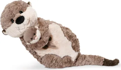 Produktbild von NICI Kopfkissen Otter Oda & Odalina 40x20cm, Figur, GRÜN