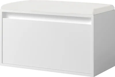 Zdjęcie produktu dla Ławka Degerfors z szufladą 80 x 39 x 45 cm biała