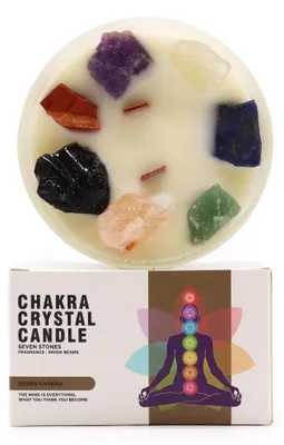 Imagen del producto de Velas de Cristal de Chakra - Siete chakras