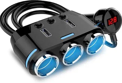 Immagine prodotto di Adattatore per accendisigari 12 V/24 V con illuminazione a LED
