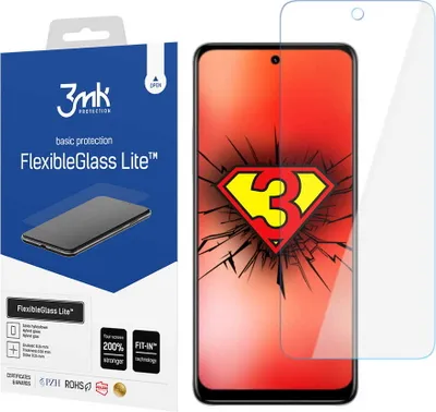 Produktbild von 3mk Display Hybridglas FlexibleGlass Lite für Motorola Moto E32/E32s 0,16mm 6H