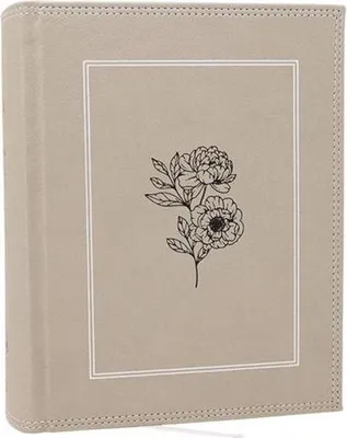 Produktbild von Nkjv, Journal the Word Bible: Reflect, Journal or Create Art Next to Your Favorite Verses (Stone Leathersoft Over Board, Red Letter, Comfort Print)