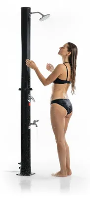 Image de Douche de jardin, 20 litres, noire