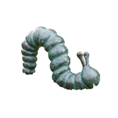 Immagine prodotto di Statua di bronzo a forma di bruco per il giardino, nuova, resistente al gelo e agli agenti atmosferici, statuetta decorativa a forma di insetto, statuetta in metallo BOAN-2278BR