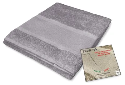 Produktbild von tex family 5736 Handtuch, 100% Baumwolle, grau, unca