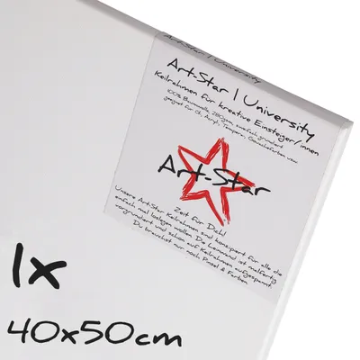 Obrázok produktu pre 1x ART-STAR UNIVERSITY KEILRAHMEN | Jednotlivé plátno v mnohých formátoch | Formát: 40x50cm