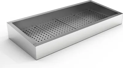 Obrázok produktu pre Vstavaná nádoba na drvený ľad Combisteel so sklonom a prípojkou na vodu