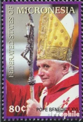 Produktbild von Briefmarken Mikronesien 2005 Mi 1702 (kompl.Ausg.) postfrisch Wahl von Papst Benedikt XVI.