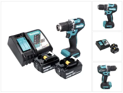 Image de Makita DDF 487 RG Perceuse-visseuse sans fil 18 V 40 Nm Brushless + 2x batterie 6,0 Ah + chargeur