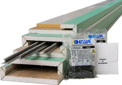 Produktbild von ECLISSE Gipskarton Laibung CW100 für Wandstärke 15 1-Flügelig für Holztürblatt bis 1235 mm x 2360 mm