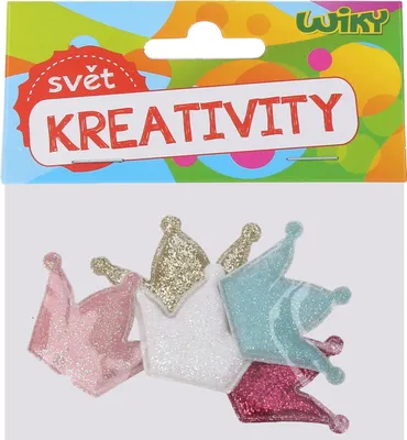 Produktbild von Kleine Kreationen – Kronen 4,5 x 3 cm, 5 Stück