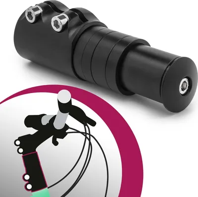 Produktbild von Fahrrad Alu Lenker Erhöhung 120mm Bike Lenkergabel Vorbau Verlängerung Aluminium