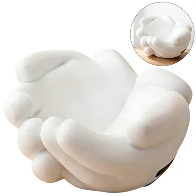 Produktbild von Cartoon-Hand Aufbewahrungsbox – Resin, 18 cm, multifunktional für Süßigkeiten, Schmuck & Schlüssel, Wohnzimmer & Büro